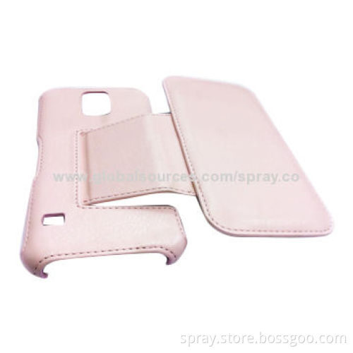 Synthetic Folio Book Open PU Leather Mobile Case for Samsung Galaxy S5 with Access to All Ports